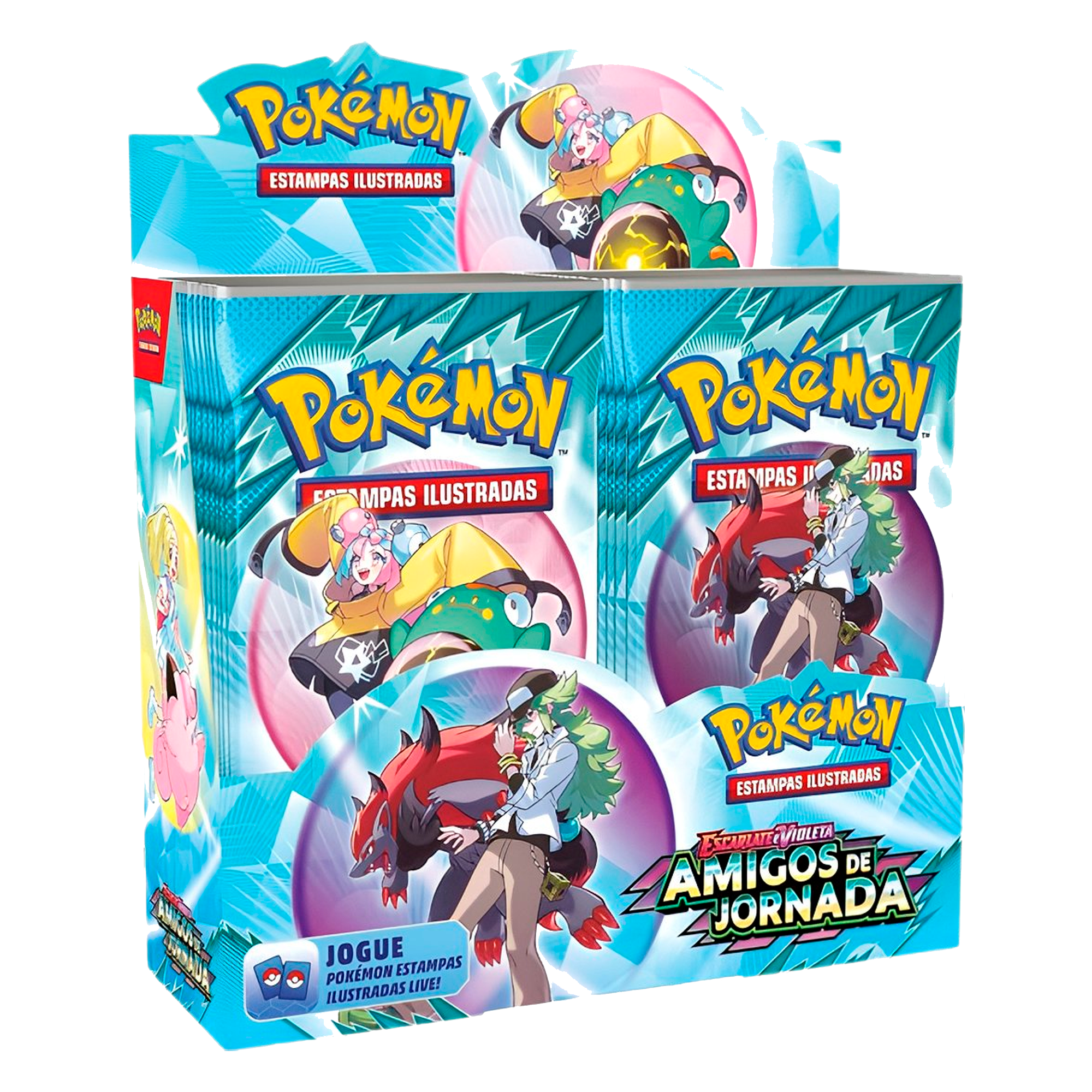 (pt br) caixa de booster escarlate e violeta 9 amigos de jornada (pt br) caixa de booster escarlate e violeta 9 amigos de jornada