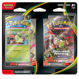 (pt br) blister quádruplo megaevolução 3 equilíbrio perfeito chikorita