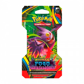 (pt br) blister unitário megaevolução 2 fogo fantasmagórico